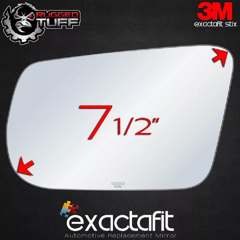 Rugged TUFF Driver Side Mirror Glass Replacement For 2013 2014 2015 2016 2017 2018 Nissan Altima Left Door Flat Mirrors exactafit 8145L - Image 4